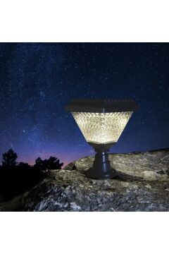 Ct-7315 30w Solar Set Üstü Bahçe Armatürü 6500k Beyaz