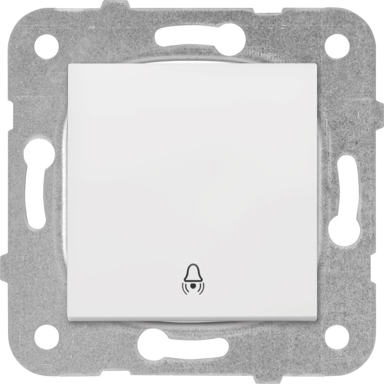 K/M BEYAZ ZİL ANAHTARI MEK+D/K 12 ADET (ÇERÇEVE DAHİL DEĞİL)