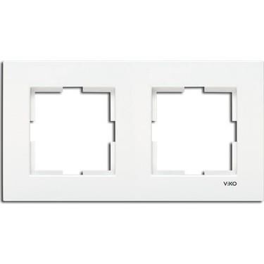 KARRE BEYAZ İKİLİ ÇERÇEVE (10 ADET)