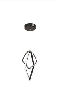 QUADRADO LED AVİZE SİYAH (4000K)