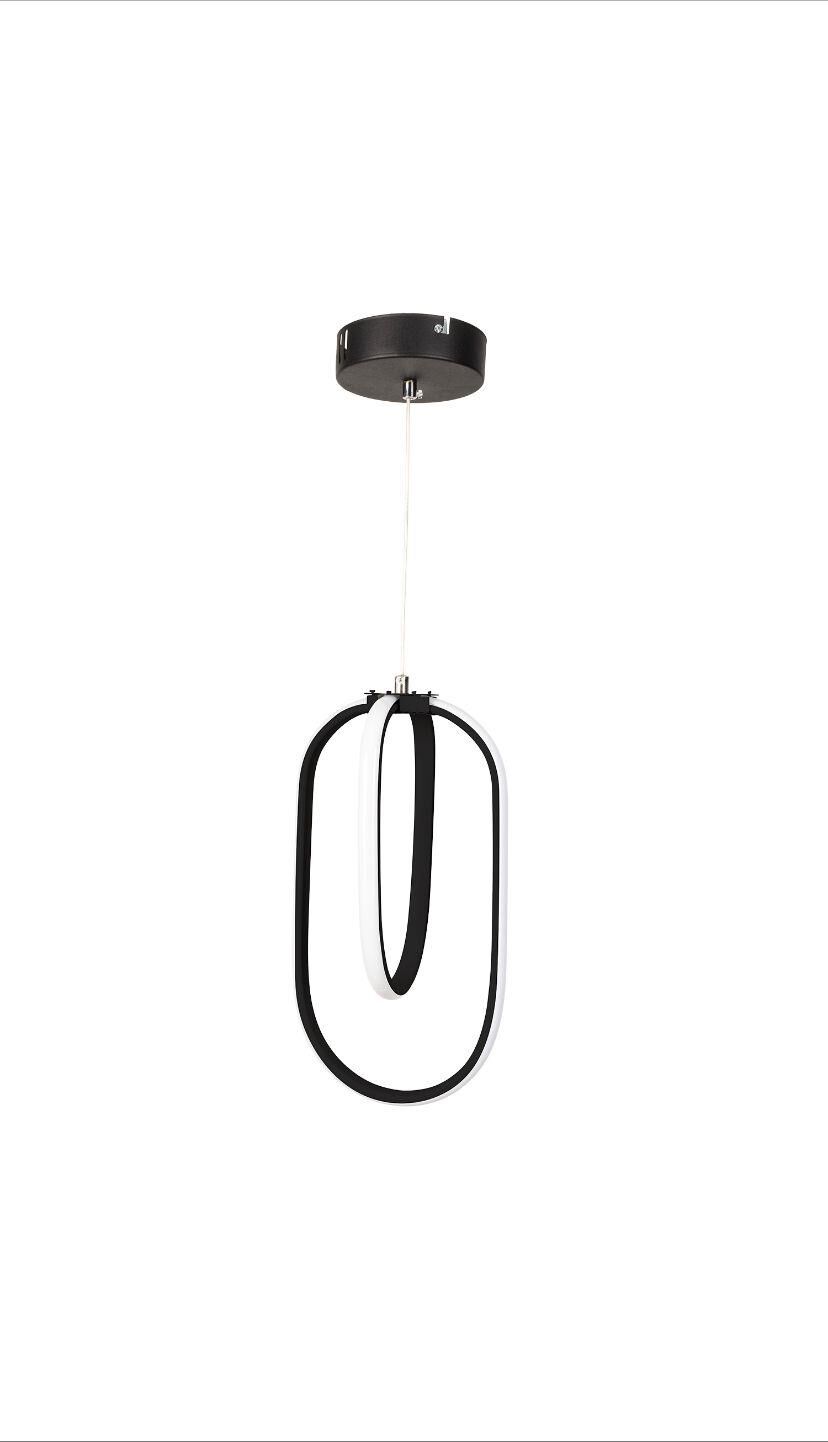 GRANDE LED AVİZE SİYAH (BEYAZ IŞIK)