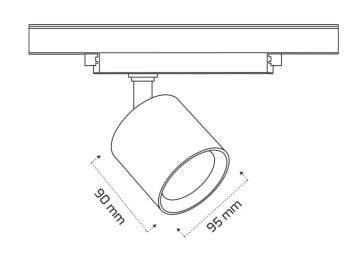 GOYA 30W RAY SPOT GY3656 BEYAZ KASA 4000K