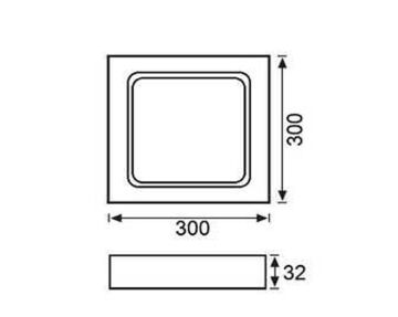 Jupiter LC446 S 24W Sıva Üstü Led Panel