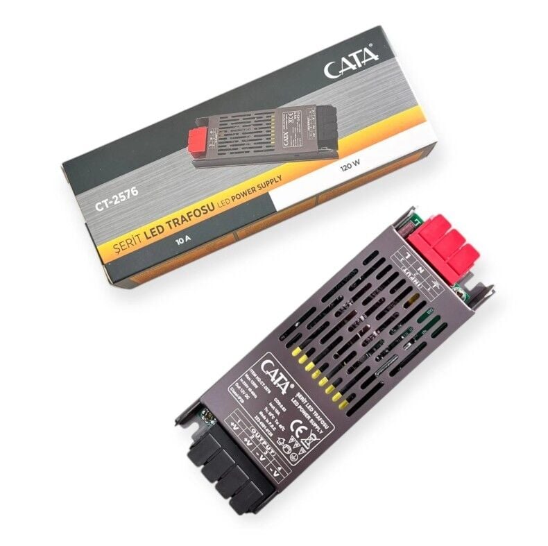 CT-2576 10 AMPER ŞERİT LED TRAFOSU ( 120W ) (SLİM MODEL)