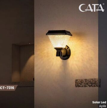 Ct-7316 30w Solar Led Aplik 6500k Beyaz