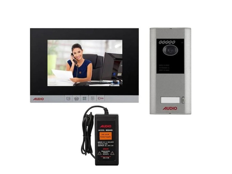 Audio 001465 10.1 inç Beyaz Bus Plus Dokunmatik Ekranlı Görüntülü Villa Set