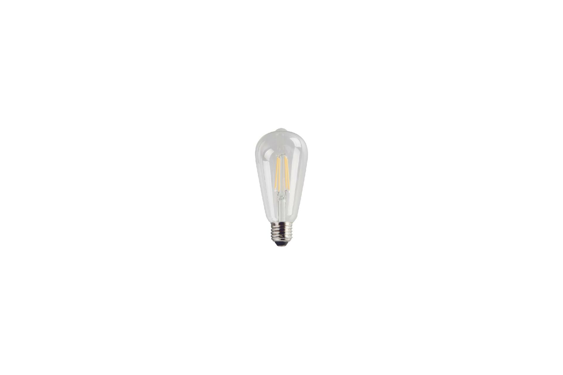 8W EDİSON  LED AMPUL (ST-64)(GÜNIŞIĞI) 3 ADET