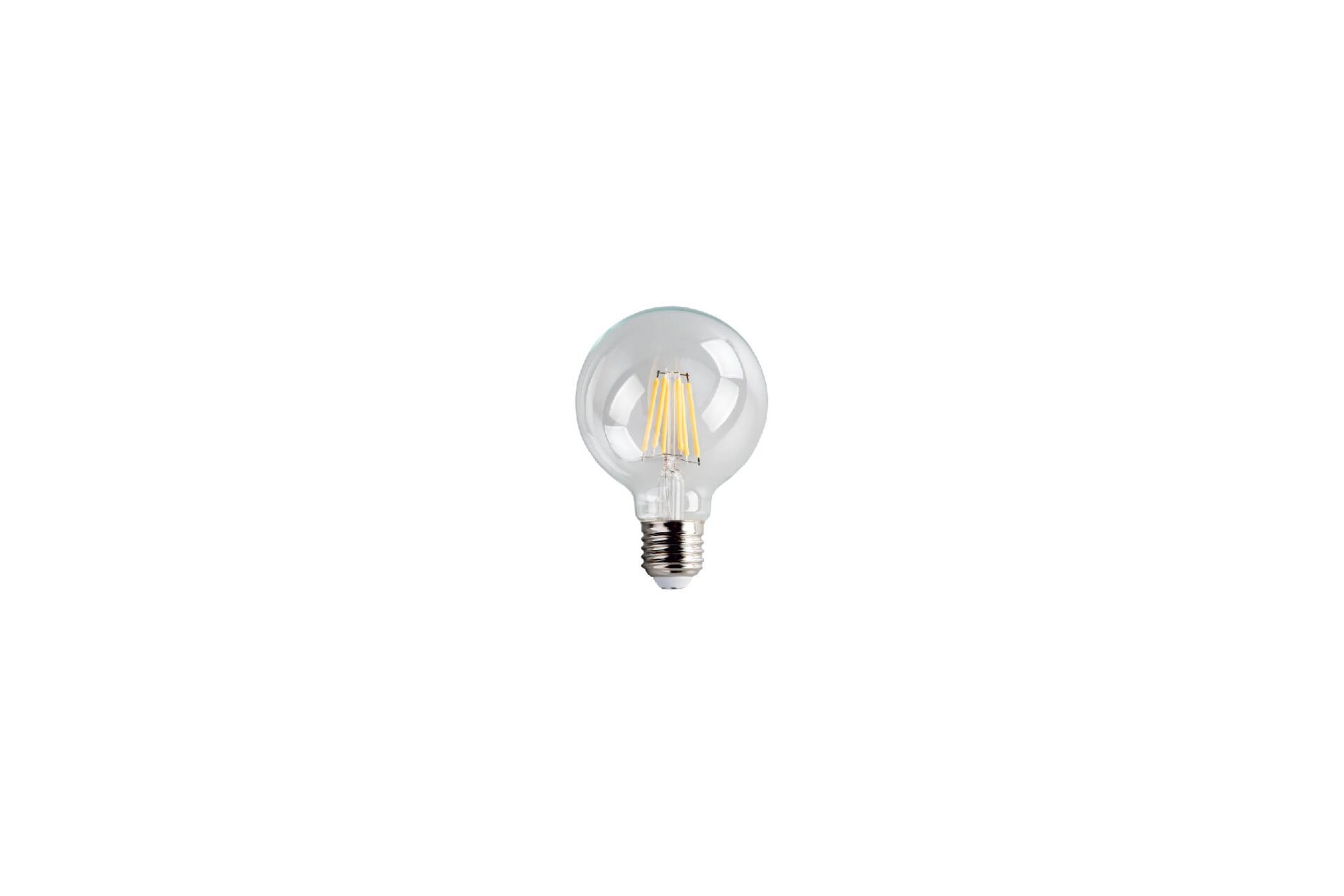 6W EDİSON  LED AMPUL G95 GLOP AMPÜL (GÜNIŞIĞI)