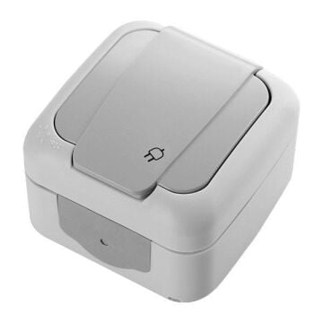 Viko Palmiye Gri Topraklı Priz 90555508