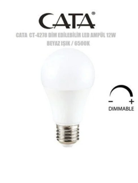 12W DİMLENEBİLİR LED AMPUL (E27) (BEYAZ)