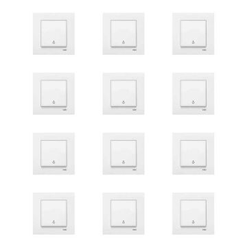 Viko Karre 12'li Beyaz Light Mekanizma (Çerçeve Dahil) 90967003-12