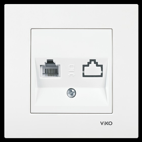 12 ADET TEKLİ NÜMERİS CAT3 BEYAZ (ÇERÇEVE DAHİL)