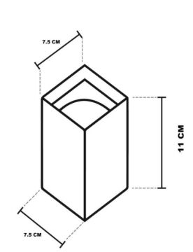 BERGAMA SIVA ÜSTÜ ARMATÜR (GU-10) SİYAH-BAKIR