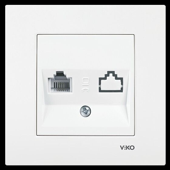 1 ADET TEKLİ NÜMERİS CAT3 BEYAZ (ÇERÇEVE DAHİL)