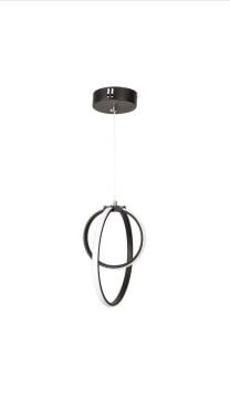 VOLTA LED AVİZE SİYAH (6500K)