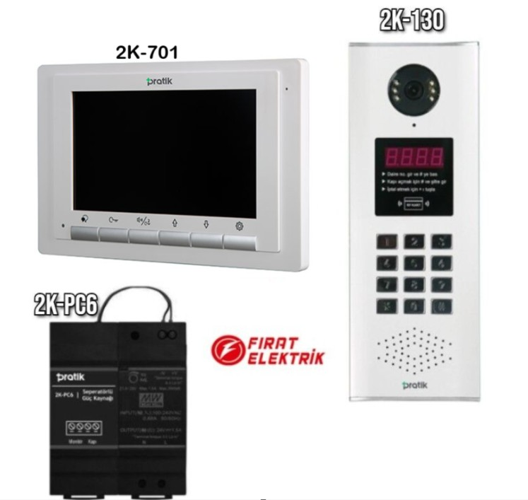 PratikKart 1 Daire 7 inç Görüntülü Paket