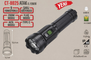 CT-8025 ATAK EL FENERİ
