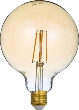 Panasonic E27 Fil G125 Lamba 7W 630Lm 2000K Gold