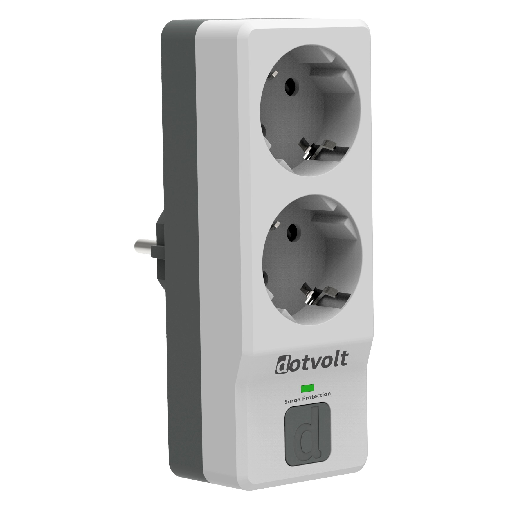 Dotvolt İkili Akım Korumalı Priz Beyaz Surge Hunter 1050 Joule