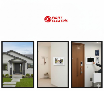 PratikKart Villa Tipi 7'' Görüntülü Diafon Sistemi 1 Daire