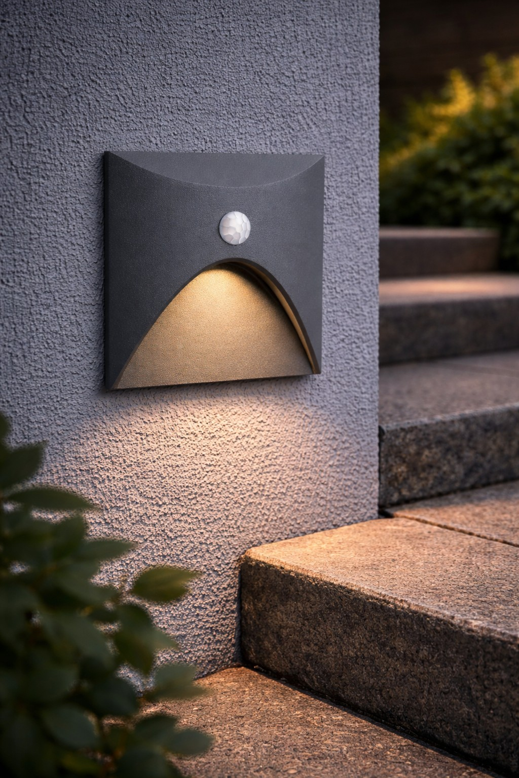 LW776 ANTRASİT Jupiter 3W Sensörlü LED Duvar Armatürü (3000K)