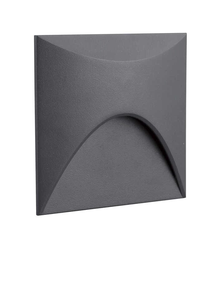 LW775 ANTRASİT Jupiter 3W Sensörlü LED Duvar Armatürü (3000K)