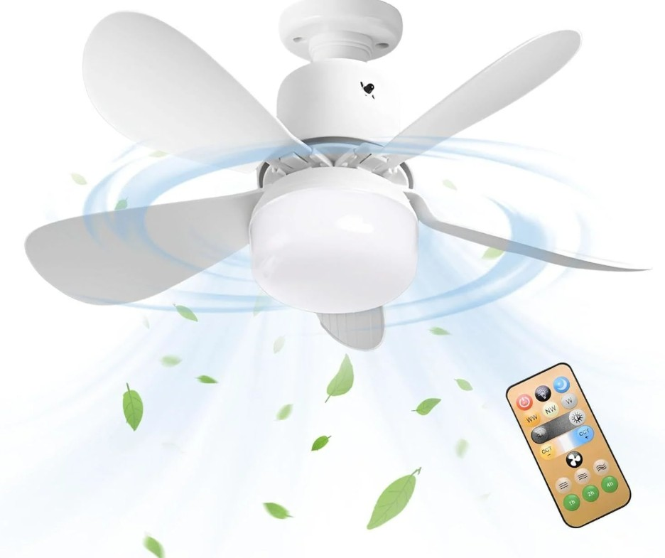 CT-1154 Lodos 62W 3 Renk Yanma Modlu Dimlenebilir Pervane Led Ampul Aydınlatma