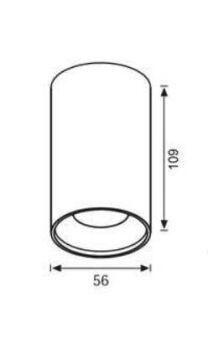 JC050 Tavan Armatürü BEYAZ