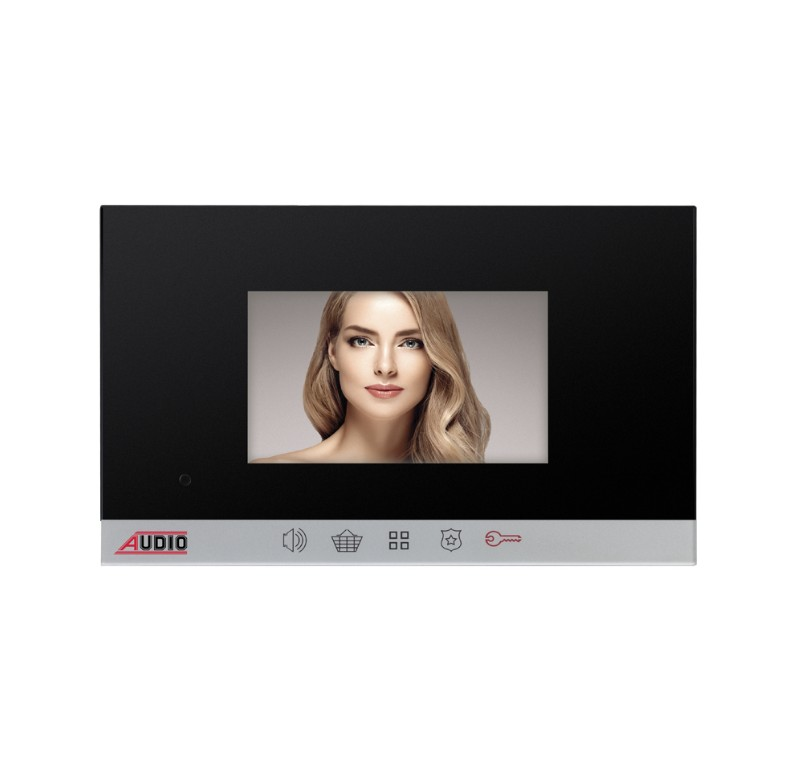 SİYAH 001185 4.3″ Görüntülü Diafon Bus Plus (Dokunmatik Butonlu)