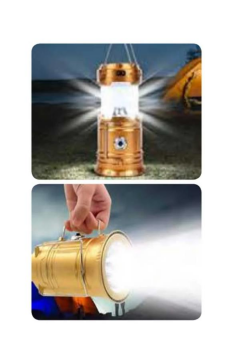 20W SOLAR 2 FONKSİYONLU KAMP FENERİ 3200K