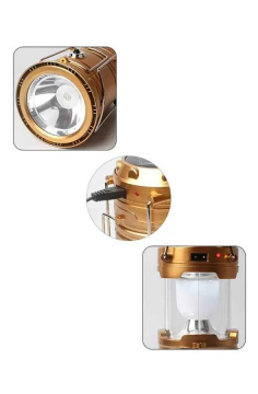 20W SOLAR 2 FONKSİYONLU KAMP FENERİ 3200K