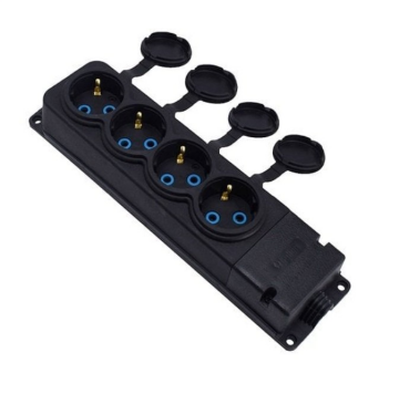 KAUÇUK DÖRTLÜ GRUP PRİZ - 4KMP