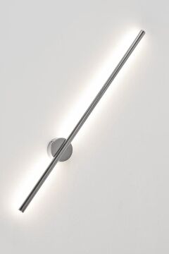 Cata CT-5211 Krom Kasa Günışığı Kılıç Dekoratif Çift Yönlü Duvar Aplik Armatür 75Cm