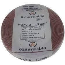 H07Z1-U (NYA) 1X1,5 KAHVE