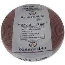 H07Z1-U (NYA) 1X1,5 KAHVE