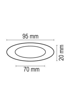PRAG 2,5 TAŞLI YUVARLAK CAM BOŞ KASA