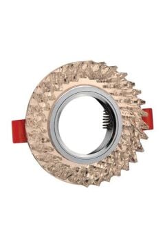 AMSTERDAM 2,5 TAŞLI YUVARLAK GOLD CAM BOŞ KASA