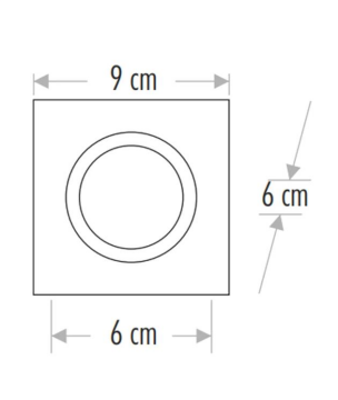 YEŞİM DEKORATİF CAM SPOT(5 ADET)