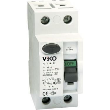 Kaçak Akım Koruma Rölesi 2P 40A 30mA