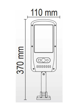 60W SOLAR SOKAK ARMATÜRÜ 6500K