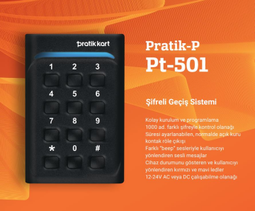 PRATİK PT-501 ŞİFRELİ GEÇİŞ CİHAZI