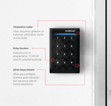 PRATİK PT-501 ŞİFRELİ GEÇİŞ CİHAZI