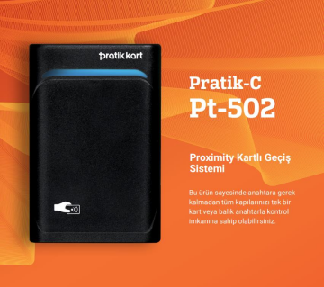 PRATİK PT-502 KARTLI GEÇİŞ CİHAZI