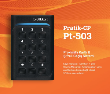 PRATİK PT-503 KARTLI & ŞİFRELİ GEÇİŞ CİHAZI
