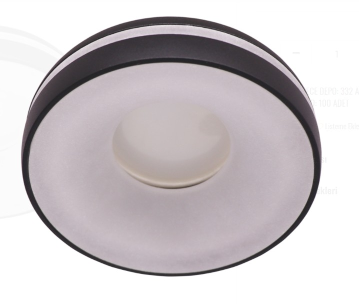 JH750 S Siyah Dekoratif Sabit Spot