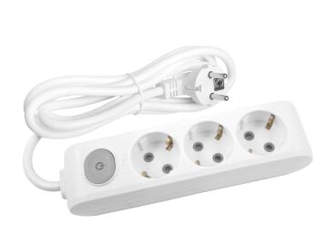 MULTİ-LET ÜÇLÜ PRİZ ANAHTARLI TOP KABLOLU Ç.K 3 MT