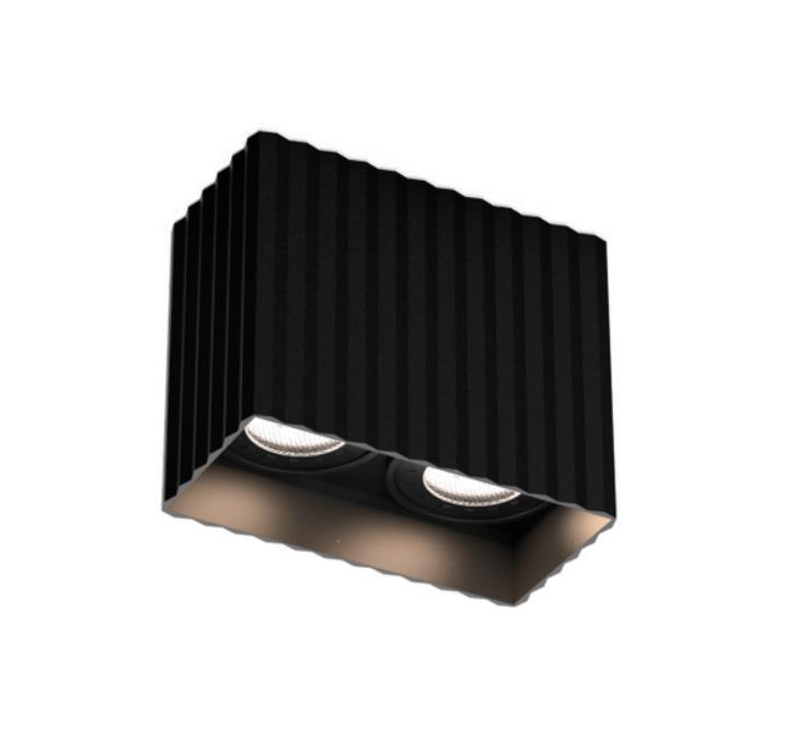 JC082 S Siyah & Siyah 2'li Kübik Tavan Arm.