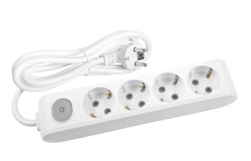 MULTİ-LET DÖRTLÜ PRİZ ANAH TOP KABLOLU Ç.K. 1 MT