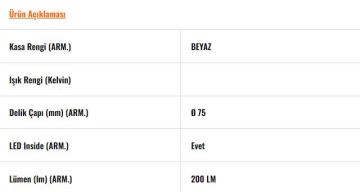 LS456 LED BANYO SPOT (3000K)