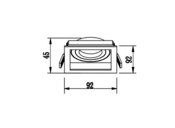 JH839 S Hareketli Kare Spot